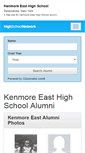 Mobile Screenshot of kenmoreeasthighschool.com