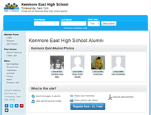 Tablet Screenshot of kenmoreeasthighschool.com